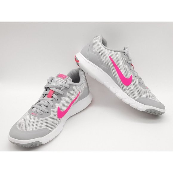 Nike Flex Experience RN4 Womens Size 6.5 Running Shoes Gray Pink 749177-102 - Picture 8 of 11